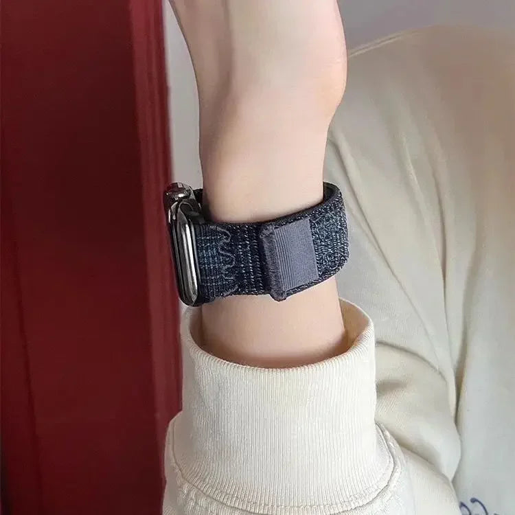 Sport Loop band for Apple Watch band Ultra 2 49mm 45mm 41mm 38mm 44mm Nylon band Apple Watch Series 10 9 8 7 6 5 4 SE 46mm 42mm