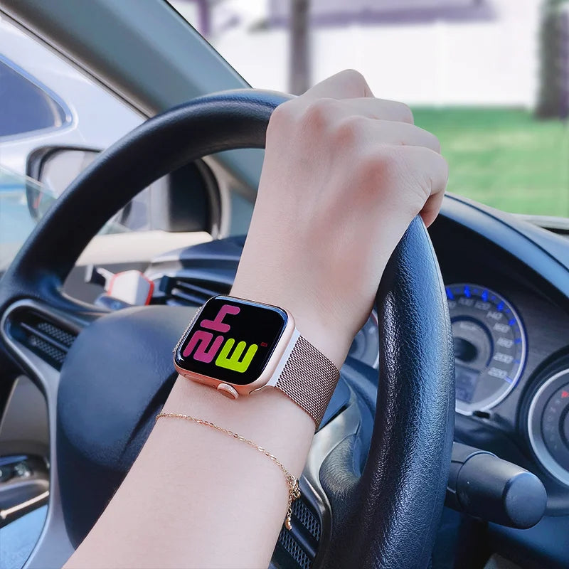 Magnetic band For Apple Watch band 44mm 40mm 45mm 46mm 49mm 42mm 41mm 38mm belt band Apple Watch Series 10 9 3 6 7 8 SE Ultra 2