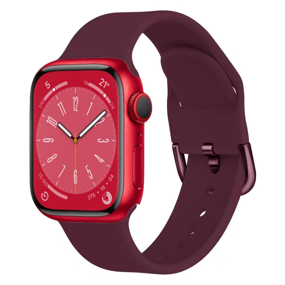 Silicone band for Apple Watch band 46mm 42mm 45mm 41mm 44mm 46mm band Wristband Apple Watch Series 10 9 8 7 6 5 SE Ultra 2 49mm