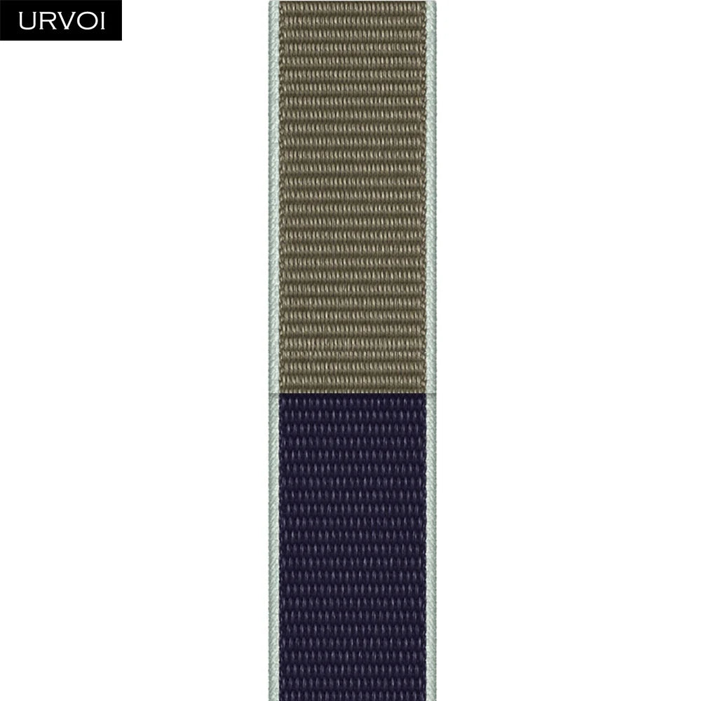 URVOI Sport Loop for Apple Watch Ultra 3 2 Series 11 10 9 8 SE3 Nylon loop for Apple Watch sport band 42mm 46mm breathabe hook fastener