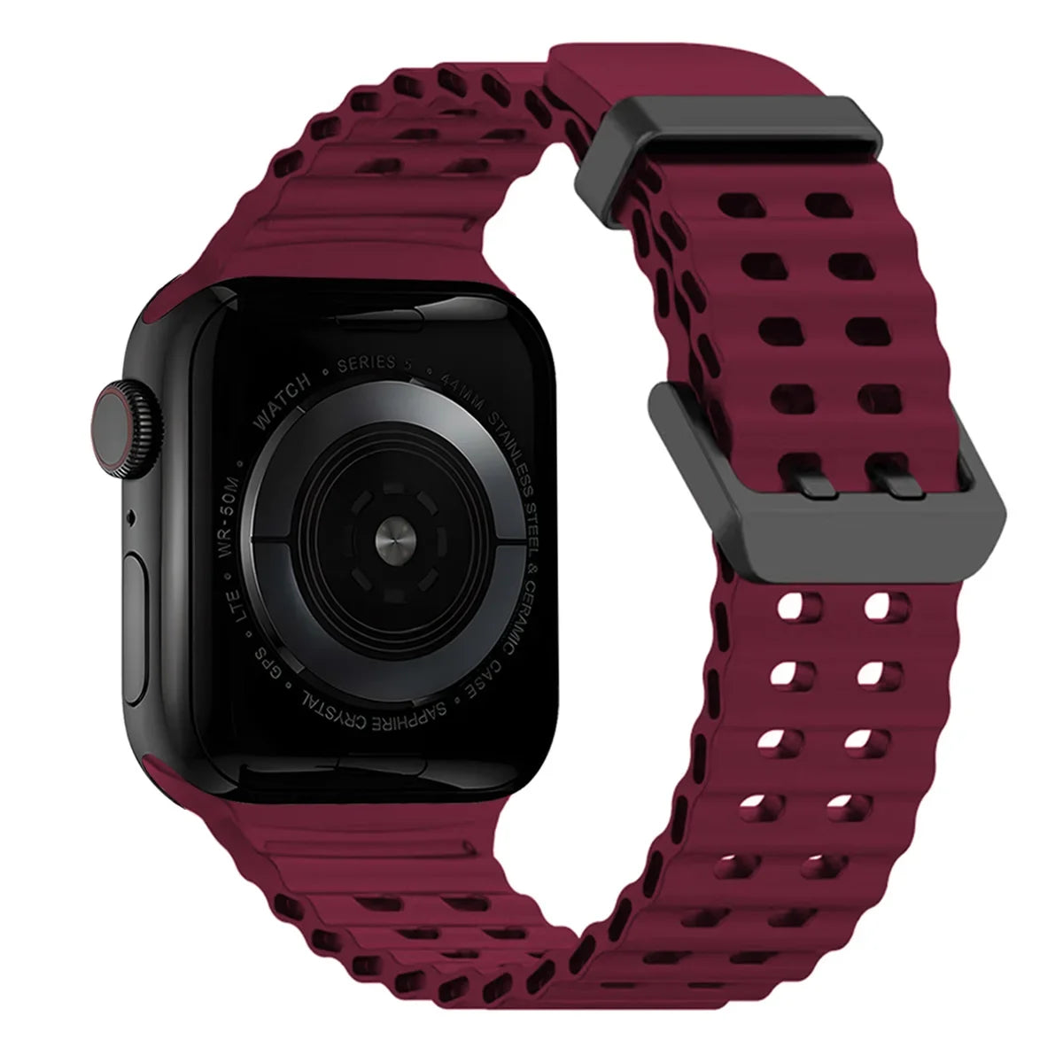 Silicone band for Apple Watch Ultra 3 49mm 46mm 45mm 44mm 42mm 38mm 41mm 40mm Sport band for Apple Watch Series 11 10 9 8 7 6 5 4 SE3 2 Corr