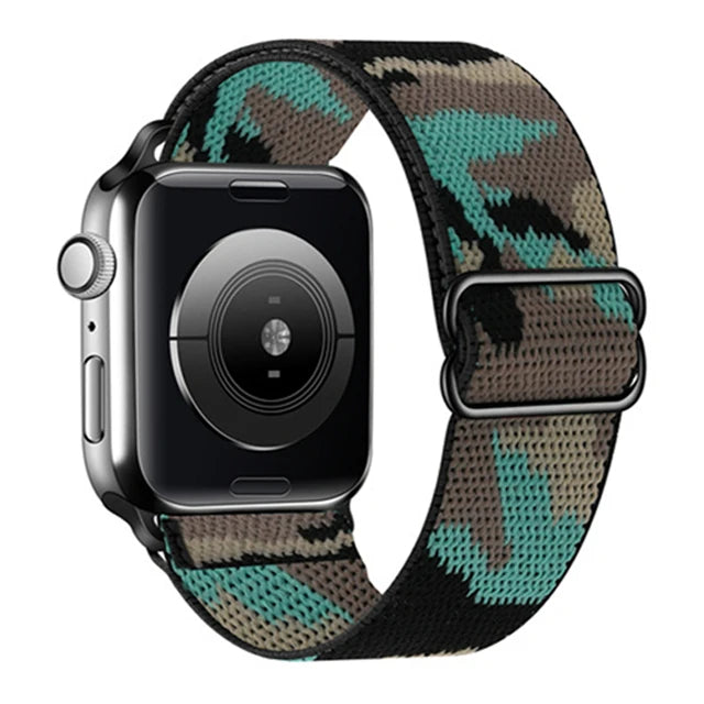 bands For Apple Watch band 44mm 49mm 45mm 41mm 40mm 38mm 42mm correa Adjustable Elastic band Apple Watch 8 SE 7 6 5 3 Ultra 49mm