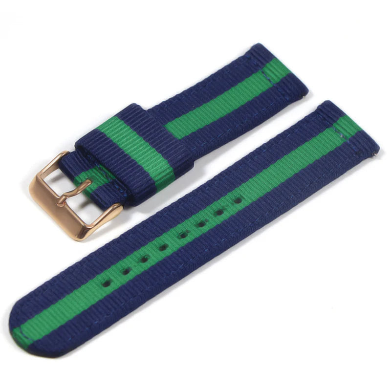 22mm Nylon watch strap For Samsung Galaxy watch 46mm 42mm Active2 Active1 Gear S3 frontier Sports nylon bang