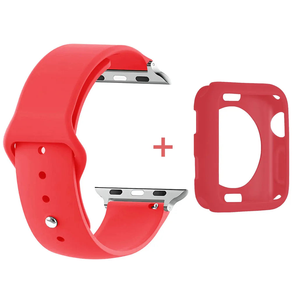 TPU Case+band Screen Protectors for Apple Watch 38mm 40mm 41mm 42mm 44mm 45mm 49mm Apple Watch Series 11 10 9 8 7 6 5 4 Ultra SE