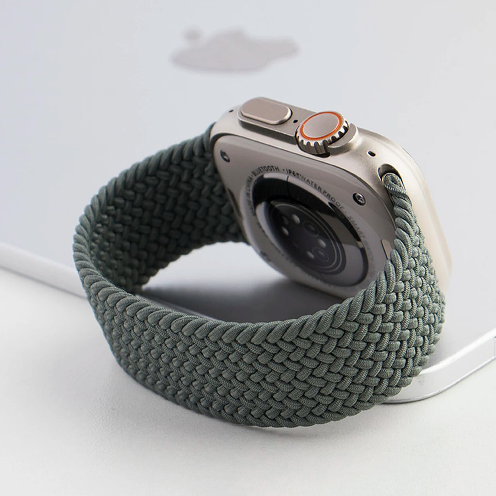 Braided loop band For Apple Watch band Ultra 3 2 49mm 44mm 41mm 40mm 42mm 46mm 45mm band Apple Watch Series 11 SE3 10 9 8 7 6 5