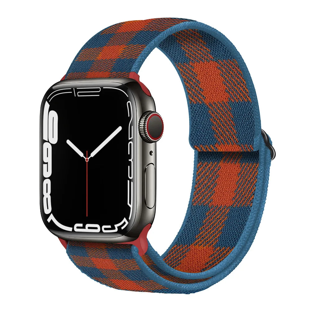 Nylon Loop band for Apple Watch band 45mm 44mm 42mm 40mm 41mm 46mm band Apple Watch Series 11 10 9 8 7 6 5 SE Ultra 3 49mm band