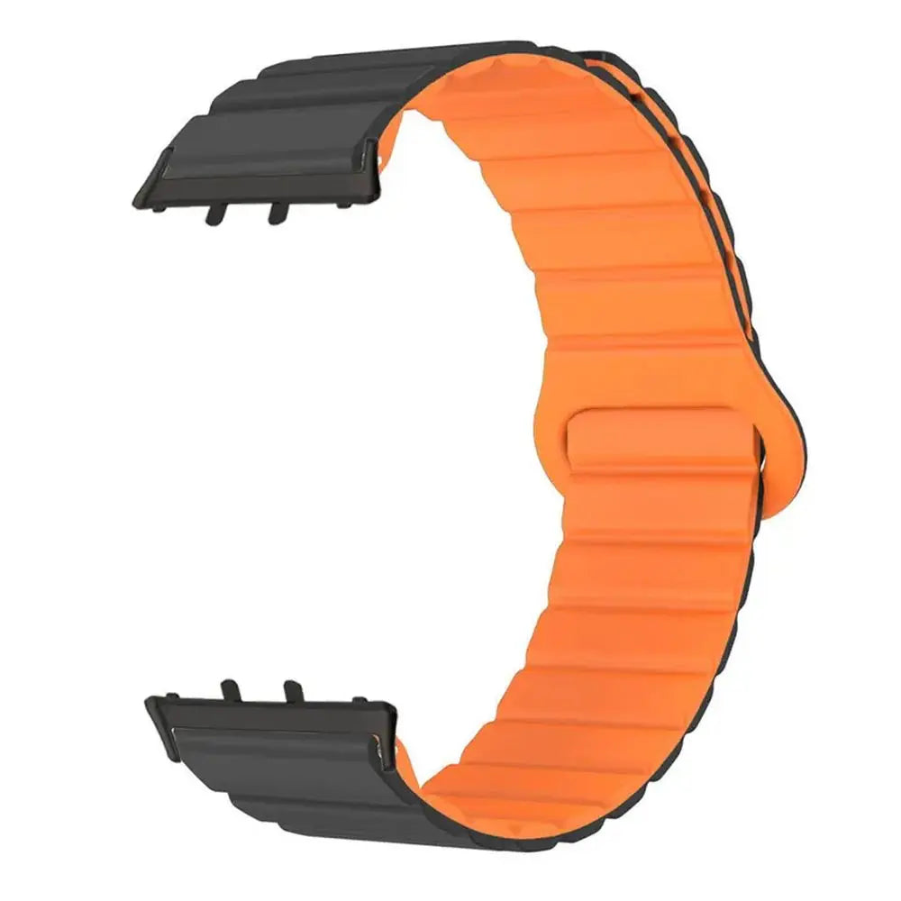 Magnetic Silicone Strap for Samsung Galaxy Fit 3 Sport Smart Watch Wristband for Samsung Galaxy Fit3 Accessories Correa Bracelet