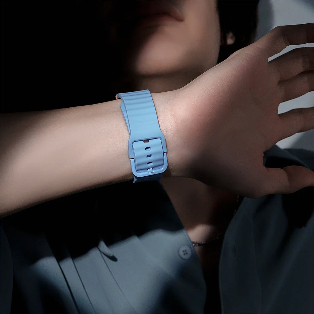 Original Silicone Strap for Samsung Galaxy Watch 7 6 5 4 40mm 44mm 5Pro 45mm Bracelet for Galaxy Watch 4 6Classic 43mm 47mm Band