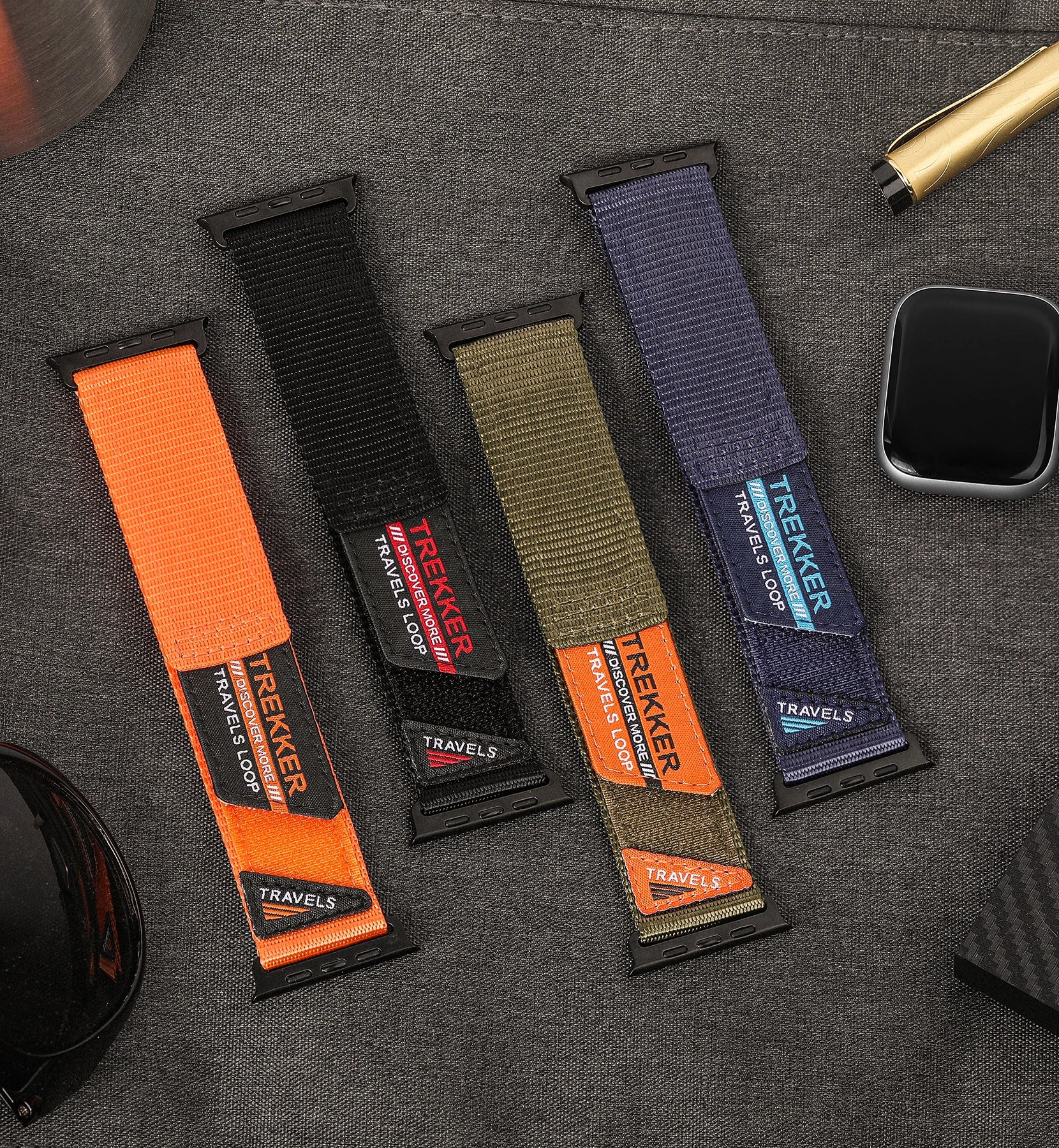 Trail Loop for Apple Watch band 46mm 42mm 44mm 45mm 49mm 40mm Nylon Sport band Apple Watch Ultra 2 Series 10 9 8 7 SE 3 11 Band