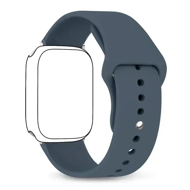 Silicone band For Apple Watch band 46mm 42mm 45mm 44mm 49mm 41mm 40mm 38mm band Apple Watch Series 10 9 8 Ultra 7 SE 3 4 6 Band