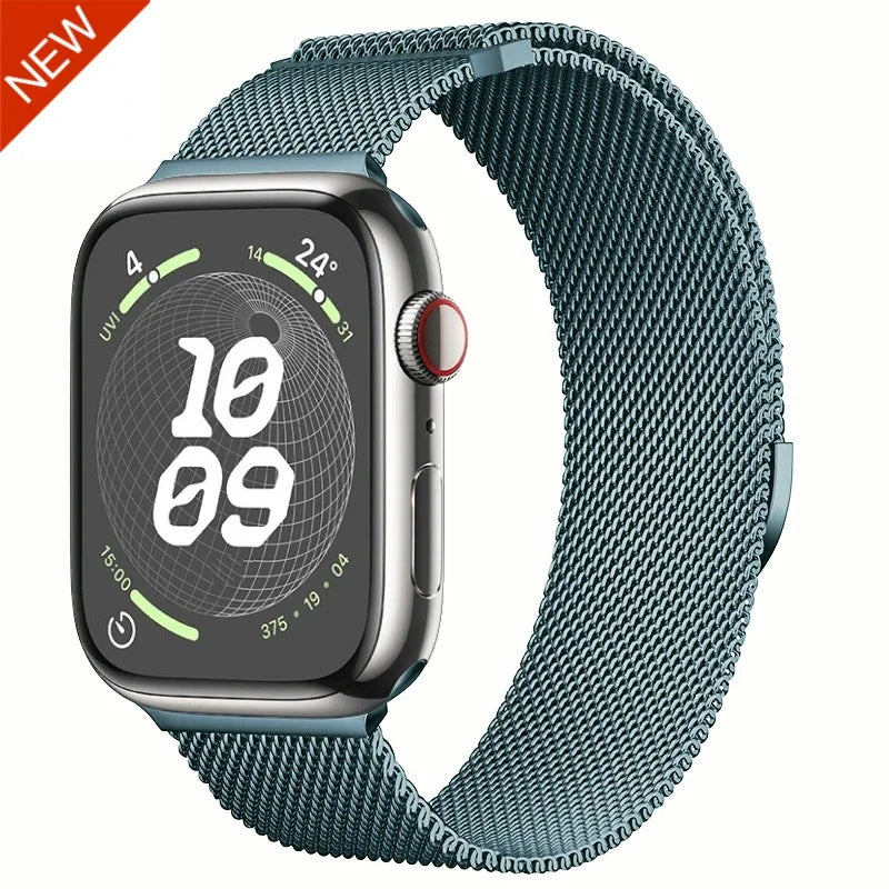 Magnetic Milanese band For Apple Watch 11 10 9 8 7 46mm 42mm 45mm 41mm Ultra 3 2 49mm band Apple Watch 6 5 4 SE3 44mm 40mm Band