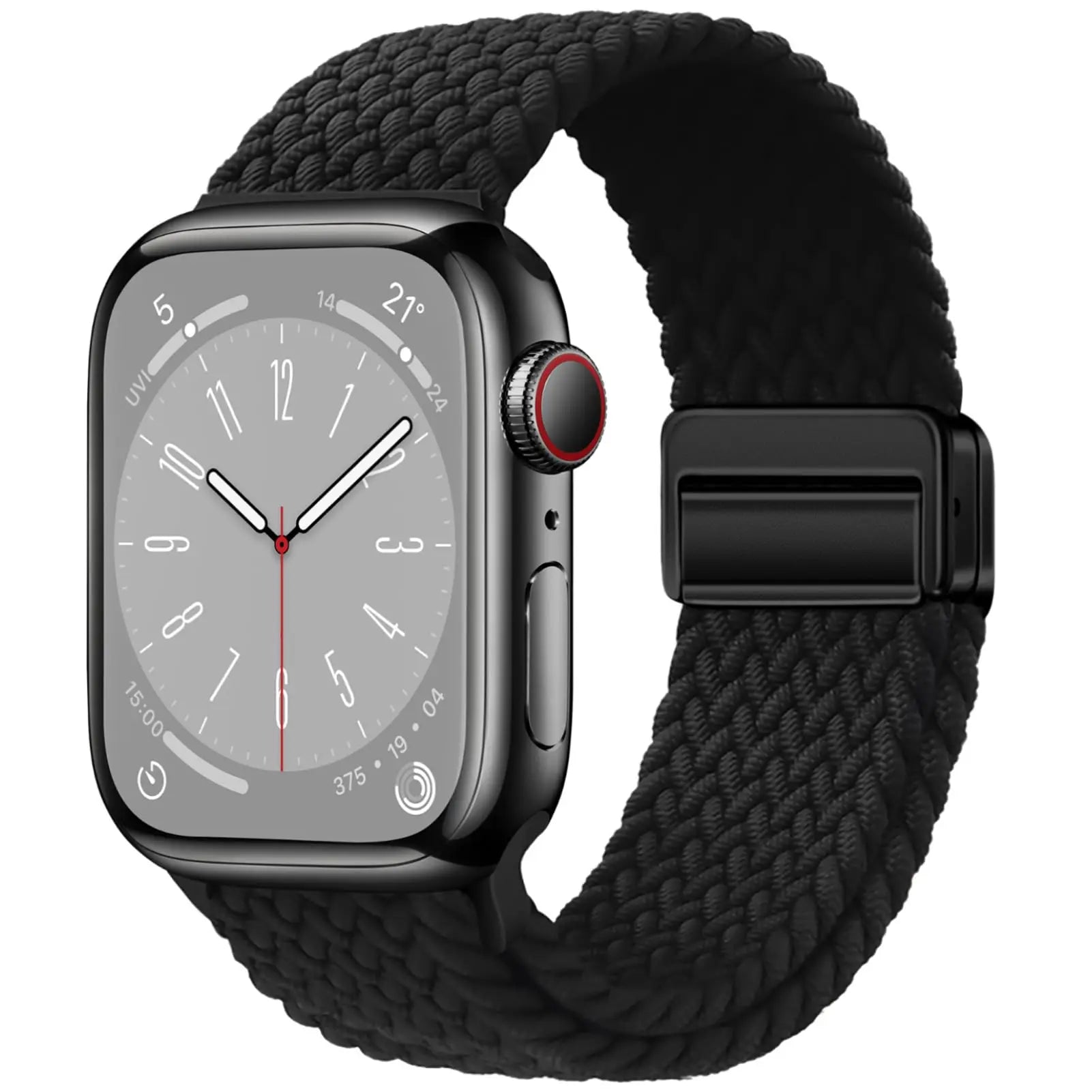 Braided band For Apple Watch band 40mm 45mm 41mm 44mm 49mm 38mm magnetic buckle Nylon band Apple Watch Series SE 7 5 6 8 9 Ultra 2