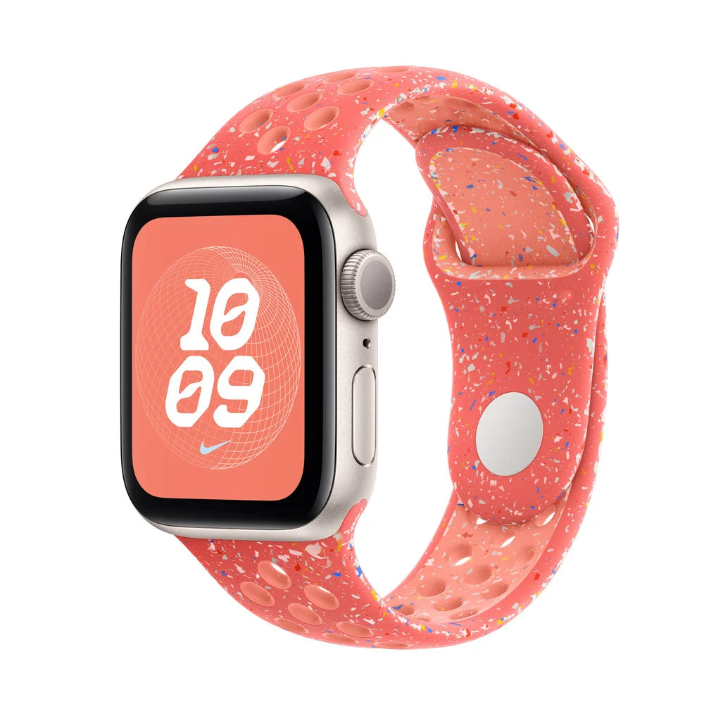 Official band For Apple Watch band Ultra 2 40mm 44mm 46mm 49mm 41mm 42mm 45mm Silicone band correa Apple Watch 11 10 9 8 7 6 SE3 band