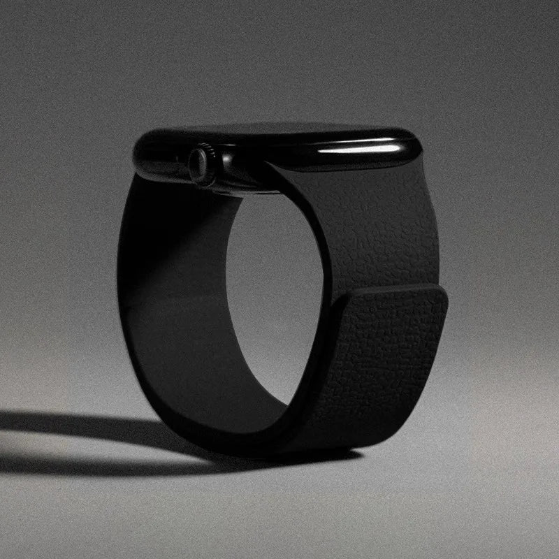 Magnetic Silicone band for Apple Watch band 40mm 44mm 46mm 45mm 49mm 41mm correas band Apple Watch Series 10 SE 9 8 Ultra 2 3 11