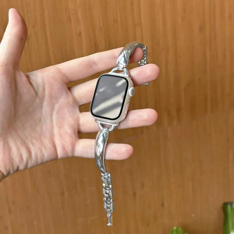 Starlight band For Apple Watch Ultra 3 2 1 Series 11 10 9 SE 3 metal band Apple Watch 46mm 49mm 41mm 45mm 40mm 42mm 44mm Women band