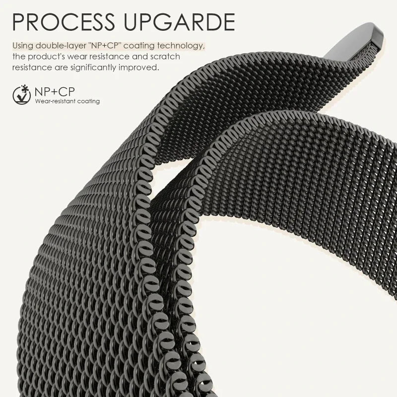Milanese loop For Apple Watch 11 band 46mm 45mm 44mm 40mm 41mm 42mm band Apple Watch band Series 10 8 7 6 5 SE 9 Ultra 2 3 49mm