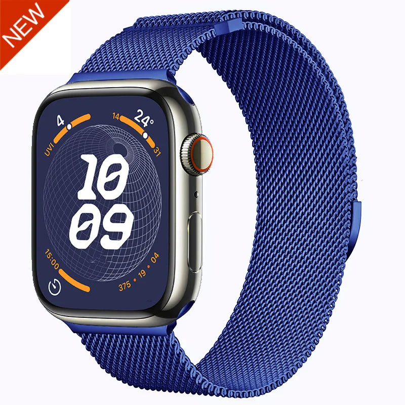 Milanese band for Apple Watch 44mm 40mm 45mm 41mm 46mm 42mm 38mm 49mm metal band Apple Watch Series 11 10 Ultra 9 8 7 6 5 SE3 band
