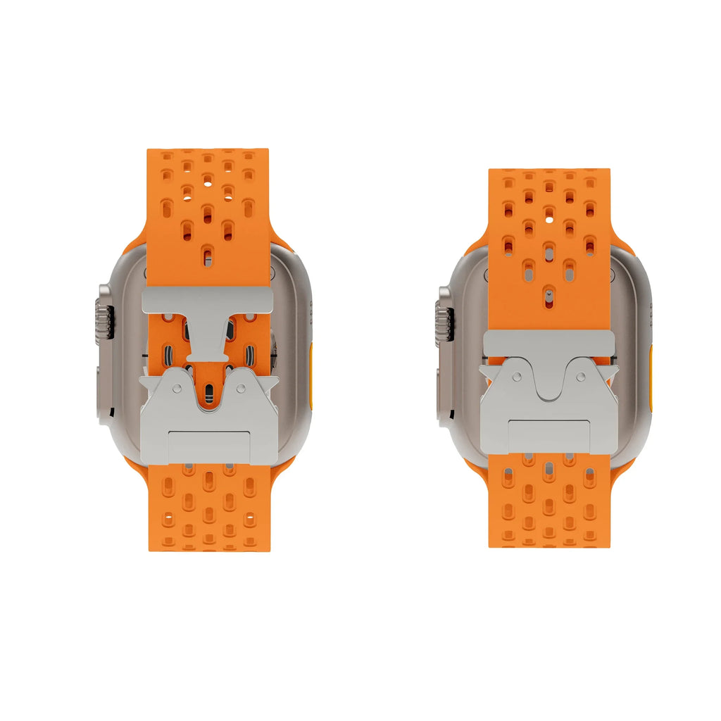 Breathe Silicone band for Apple Watch band 10 46mm 44mm 45mm 42mm Correa for Apple Watch Series 10 9 8 7 6 5 4 SE Ultra 2 49mm band