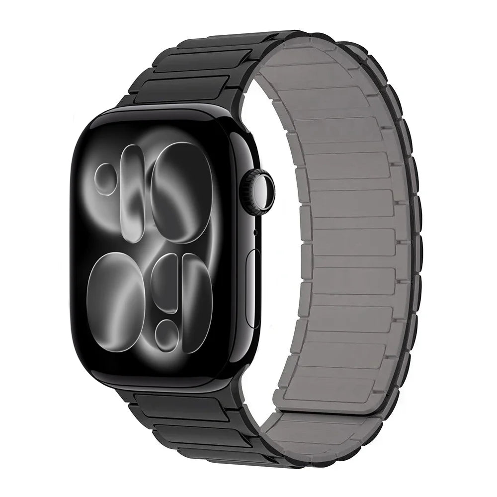 Magnetic Silicone band for Apple Watch band Ultra 3 2 1 49mm 11 10 46mm 42mm band Apple Watch 9 8 7 6 5 4 SE 45mm 41mm 44mm 40mm