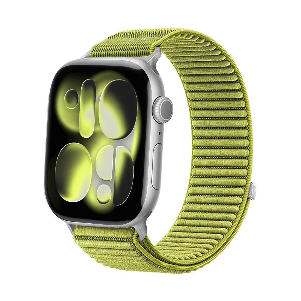 Braided Nylon Loop band for Apple Watch band 42mm 46mm 45mm 44mm 46mm 49mm band brecelet correa Apple Watch Ultra 3 SE 11 10 9 8 7 bands