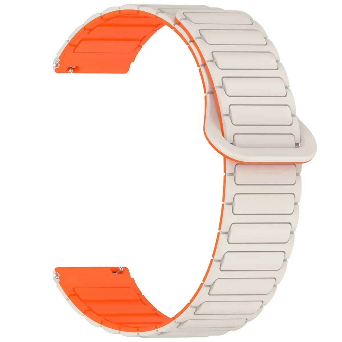 18mm 20mm 22mm Magnetic Loop Band for Samsung Galaxy Watch 7 6 5 4 44/40mm 6Classic Silicone Strap for Huawei Watch GT5 46mm