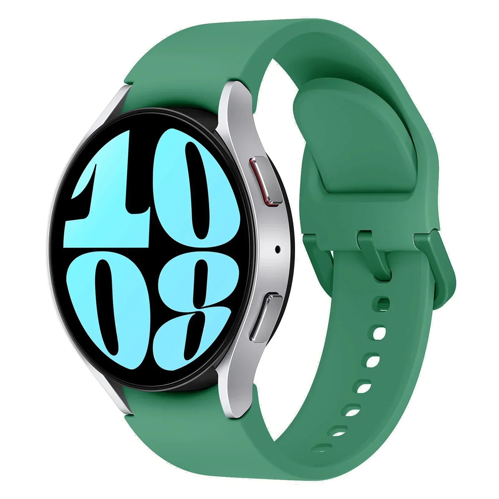 Silicone strap For Samsung Galaxy watch 6 4 Classic 47mm 43mm 46mm Curved original replacement band For Watch 7 6 5 4 40mm 44mm