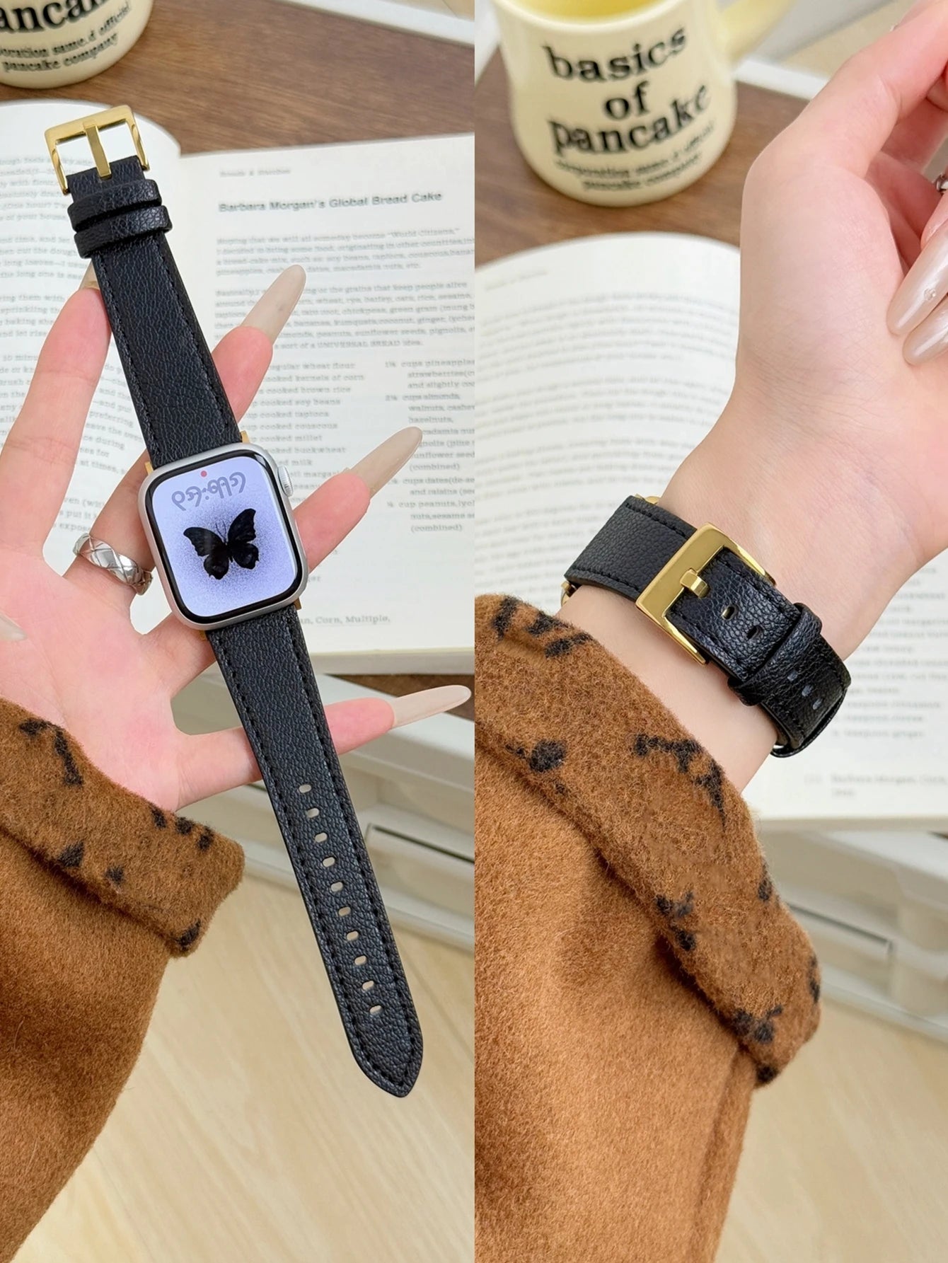 Leather Loop For Apple Watch band For Women Sport Correa 38mm 40mm 41mm 42mm 44mm 45mm 46mm 49mm , band For Apple Watch
