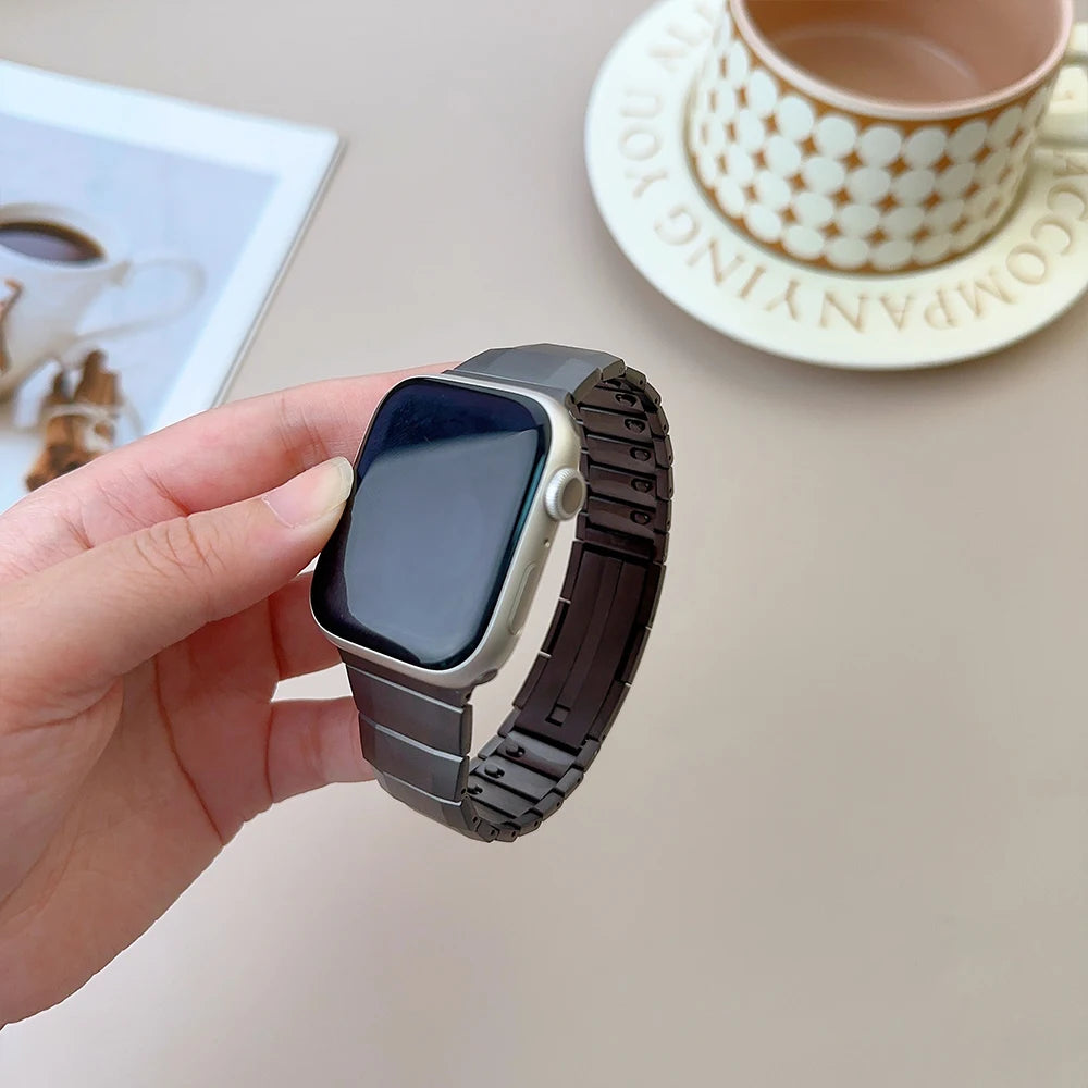 Quick Fit metal watch band for Apple Watch Ultra 2 1 49mm 10 46mm Stainless Steel band for Series 9 8 7 6 5 4 45mm 44mm band