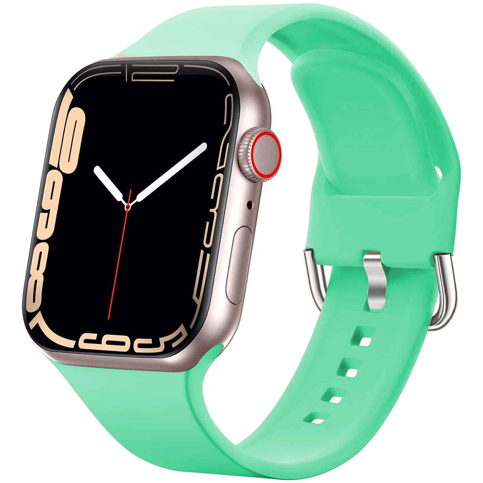 Silicone band For Apple Watch band 40mm 44mm 45mm 41mm 49mm 42mm 44mm 45mm watch band Apple Watch Series 8 7 6 5 4 3 SE Ultra