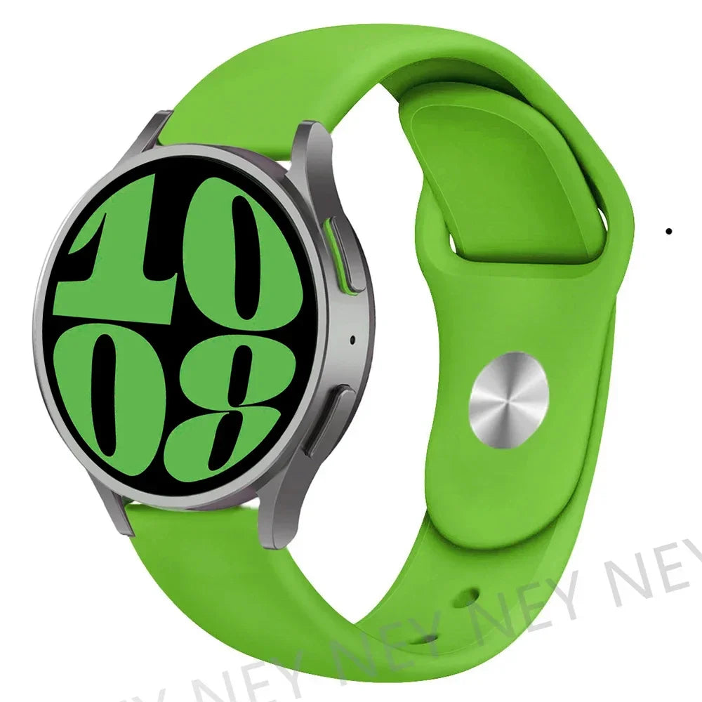 20mm 22mm strap For Samsung Galaxy watch 5 pro/6/4/Classic/Active 2/Gear S3 frontier silicone bracelet Huawei GT 2/2e/3 pro band