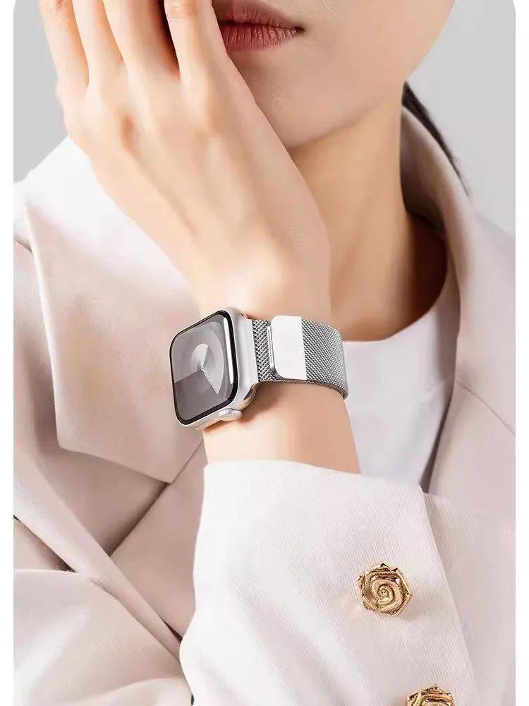 band For Apple Watch band 44mm 40mm 45mm 41mm 49mm 42mm 38mm correa milanese loop band Apple Watch Series 3 6 SE Ultra 2 7 8 9
