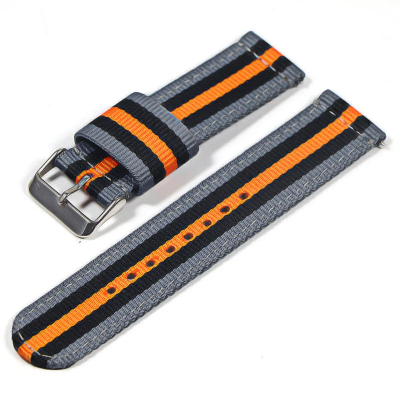 22mm Nylon watch strap For Samsung Galaxy watch 46mm 42mm Active2 Active1 Gear S3 frontier Sports nylon bang