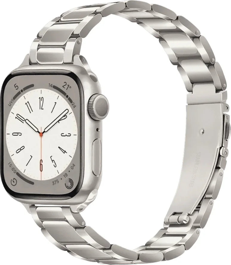 Women Slim metal band For Apple Watch 8 7 41mm 45mm Stainless Steel band Apple Watch Ultra 49mm 6 5 4 3 SE2 44mm 40mm 42mm Band