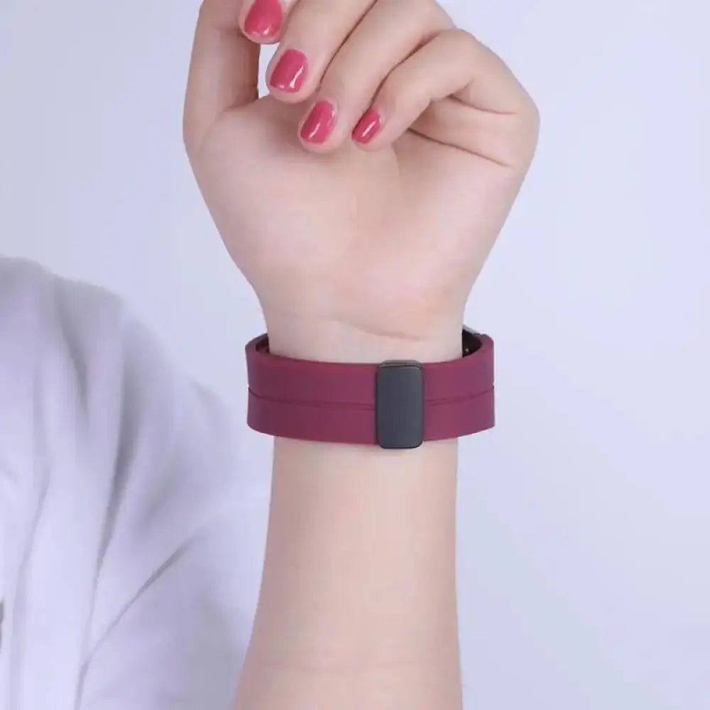 Magnetic Silicone Strap For Samsung Watch 7 6 5 4 40mm 44mm Sport Watchband For Galaxy Watch 5Pro 4 6Classic 47mm 43mm 42mm 46mm