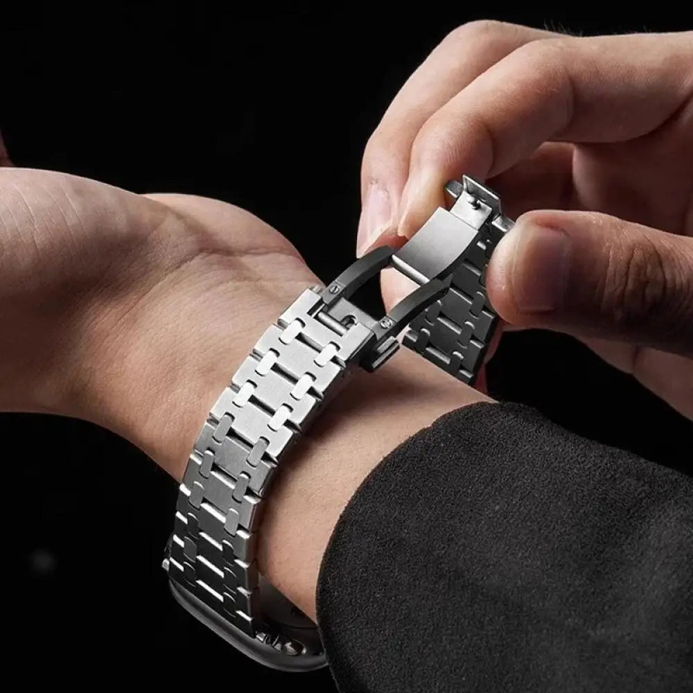 Luxury metal band For Apple Watch Series 11 46mm 42mm Ultra 3 49mm 45mm 41mm Stainless Steel band Apple Watch 10 9 SE3 40mm 44mm