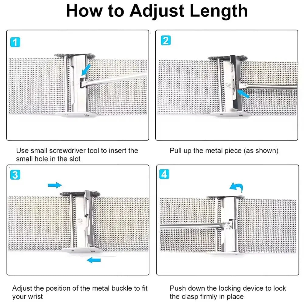 Stainless Steel Strap for Samsung Galaxy Fit 3 Smartwatch Strap Metal Loop Bracelet Watchband for Galaxy Fit3 Replacement Correa