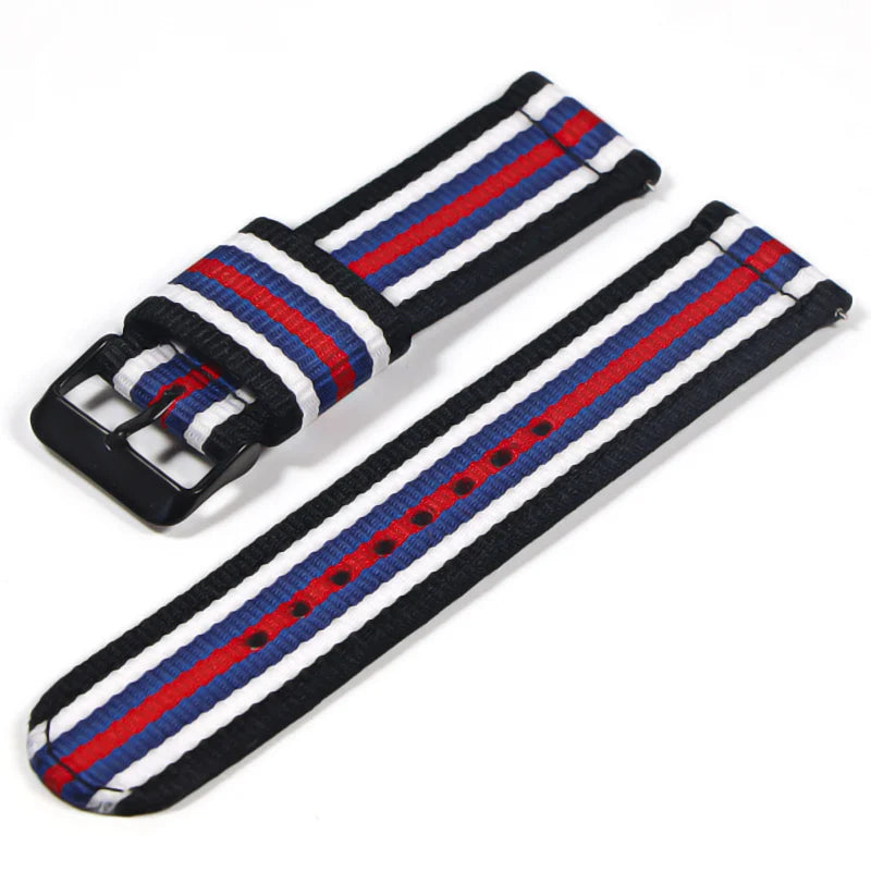 22mm Nylon watch strap For Samsung Galaxy watch 46mm 42mm Active2 Active1 Gear S3 frontier Sports nylon bang