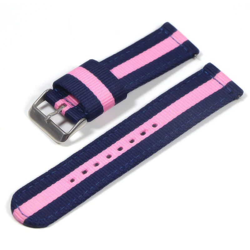 22mm Nylon watch strap For Samsung Galaxy watch 46mm 42mm Active2 Active1 Gear S3 frontier Sports nylon bang