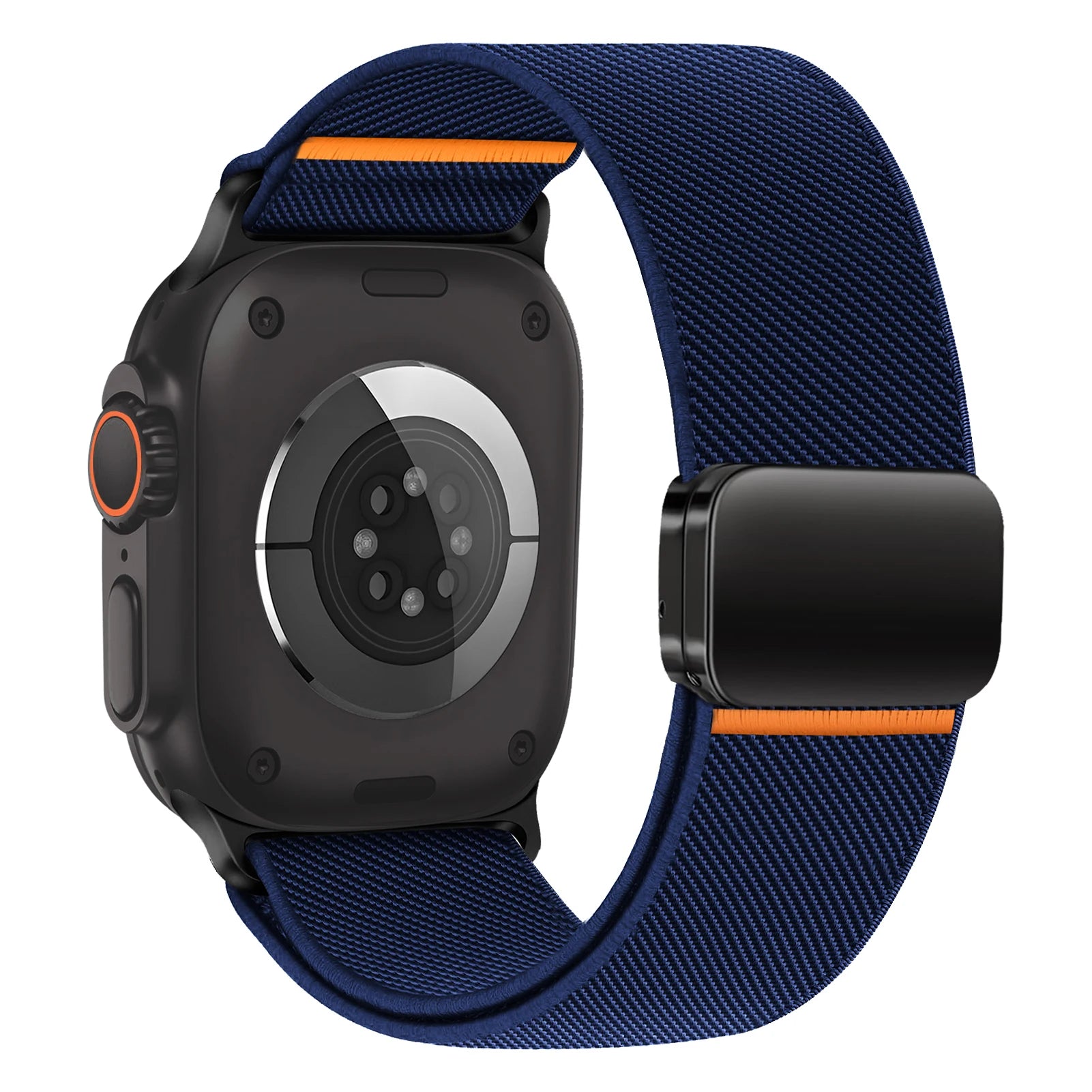 Nylon loop For Apple Watch Ultra 2 3 band 49mm 44mm 46mm 42mm 45mm magnetic band correa Apple Watch Series 10 9 8 7 11 3 SE band