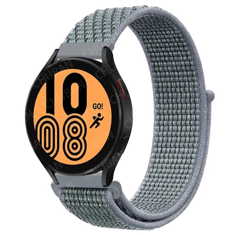 Nylon loop For Samsung Galaxy Watch 6 5 Pro/4/classic/gear s3 frontier/active Sport Bracelet Huawei watch gt2 3 22mm 20mm Strap