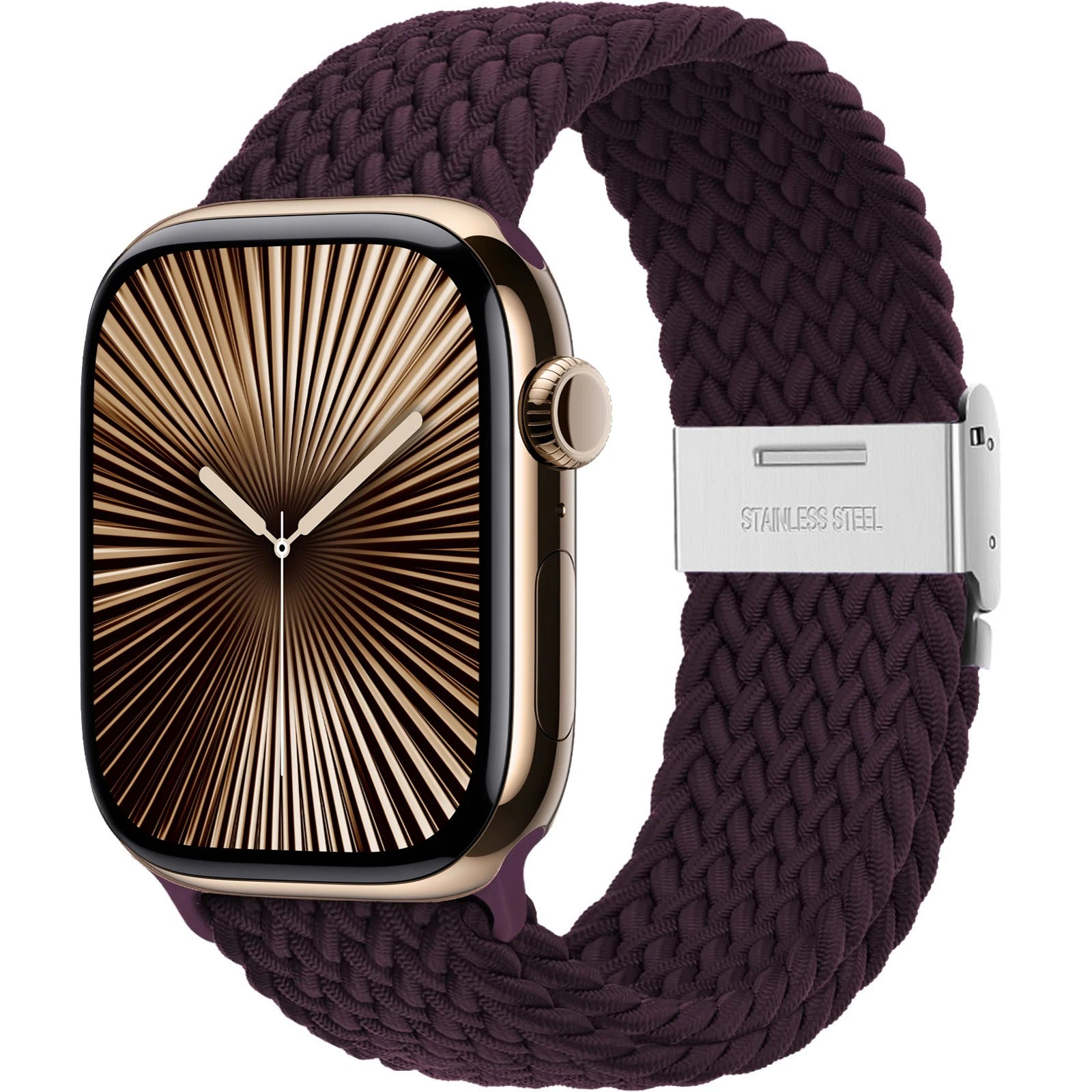 band For Apple Watch band 46mm 45mm 44mm 49mm 40mm 41mm 42mm Braided loop correa band Apple Watch Series 10 8 9 7 5 SE 6 4 Ultra