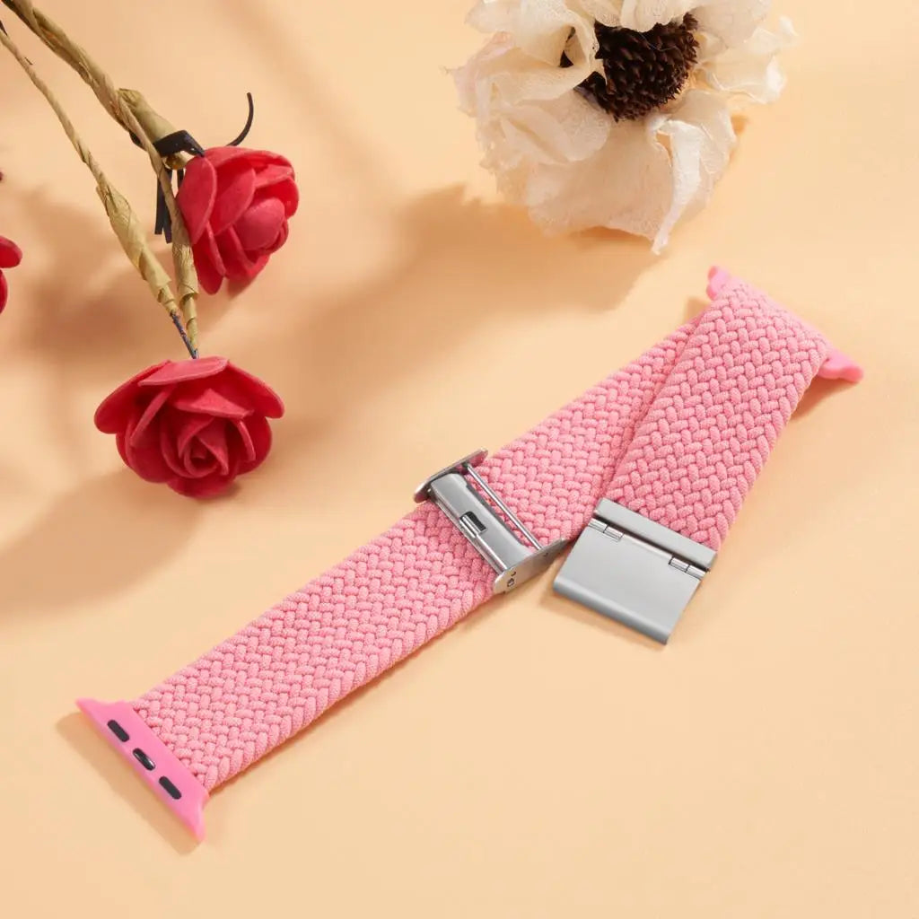 band For Apple Watch band 46mm 45mm 44mm 49mm 40mm 41mm 42mm Braided loop correa band Apple Watch Series 10 8 9 7 5 SE 6 4 Ultra