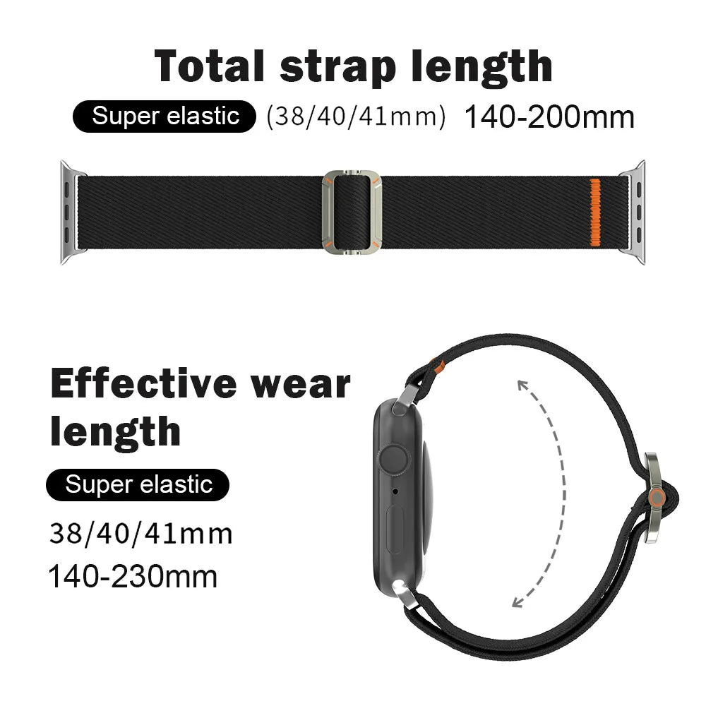 Woven Watch band for Apple Watch S11 S10 42mm 46mm Ultra 49mm 45mm 44mm 42mm 41mm 40mm 38mm for Apple Watch Series11 10 987 6 5 4 SE 3 2 1