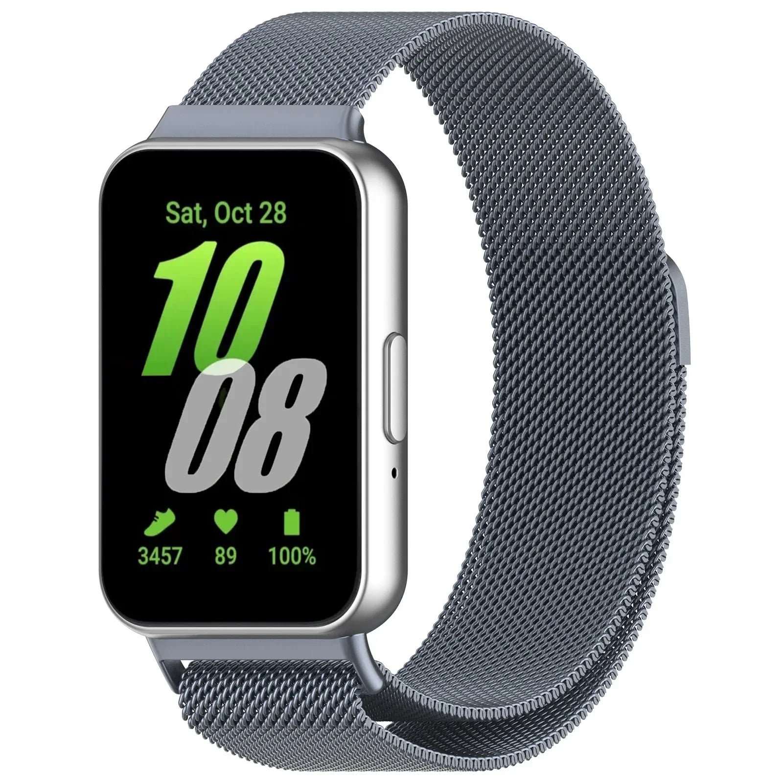 Sport Loop Strap for Samsung Galaxy Fit 3 Accessories Stainless Steel metal belt Bracelet Correa Magnetic Galaxy Fit3 band