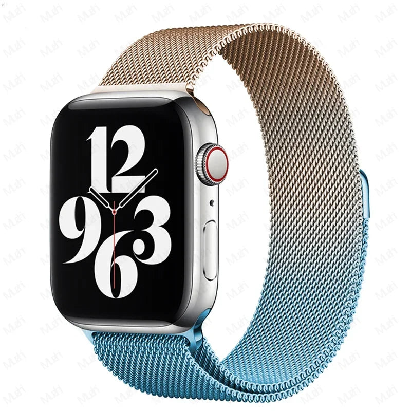 Milanese Loop for Apple Watch band 44mm 40mm 45mm 41mm 42mm 38mm 44mm band Ultra 2 49mm metal band Apple Watch Series 9 8 7 6 SE 5 4 3