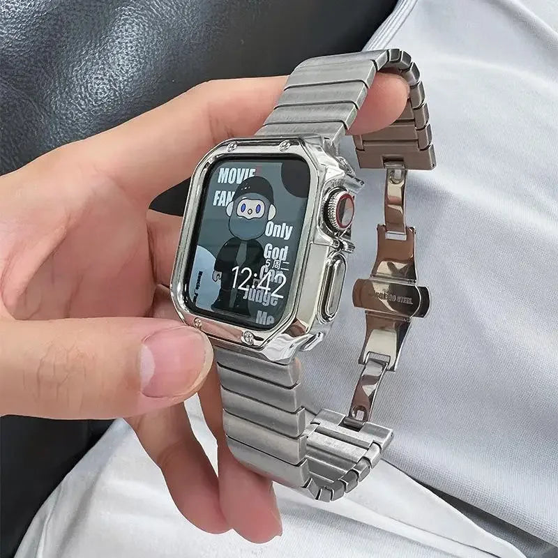 Metal band For Apple Watch 46mm band Stainless Steel watch band For Apple Watch Series 11 10 Ultra 49mm 42mm 44mm 45mm 40mm Business Correa