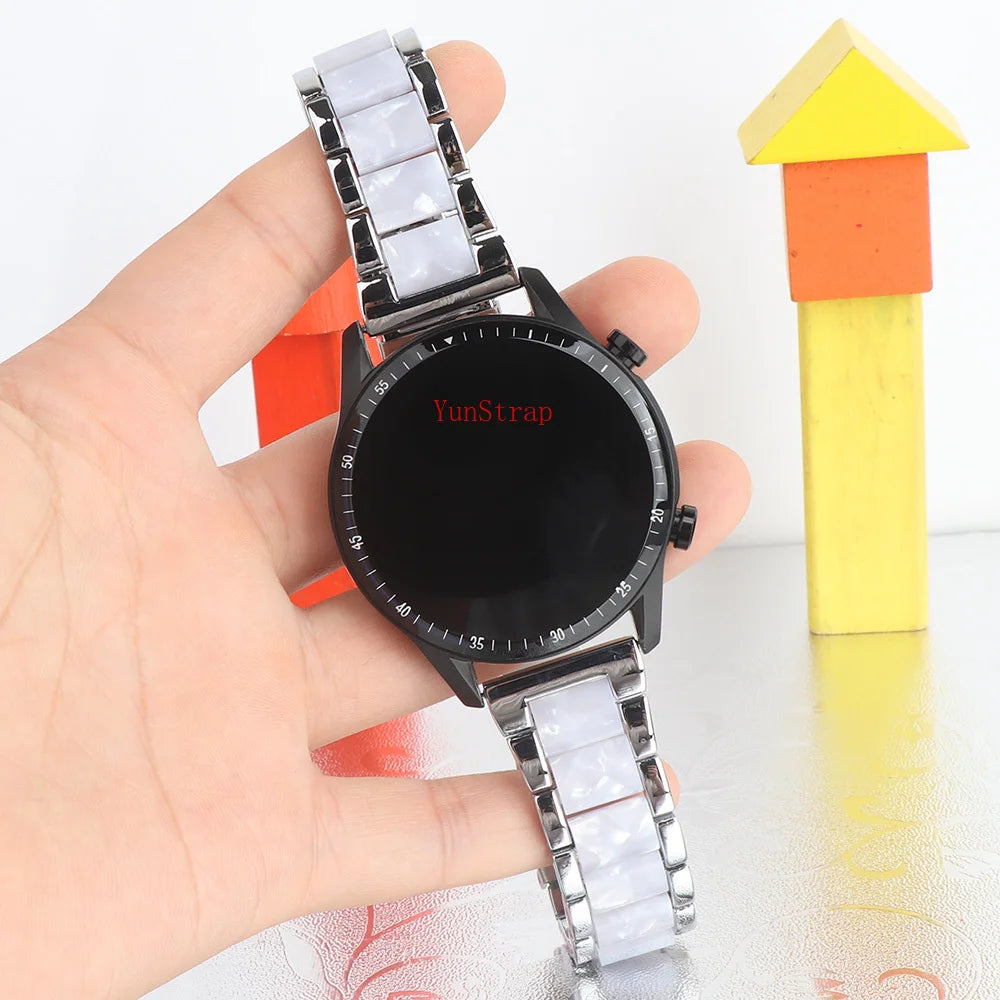 18mm 20mm 22mm Watch Bands For Samsung Galaxy Watch 7/6/5/4/3 40mm 44mm S3 Active2 Huawei Watch 4 3 GT5 GT4 GT3 Gt2e Pro Band