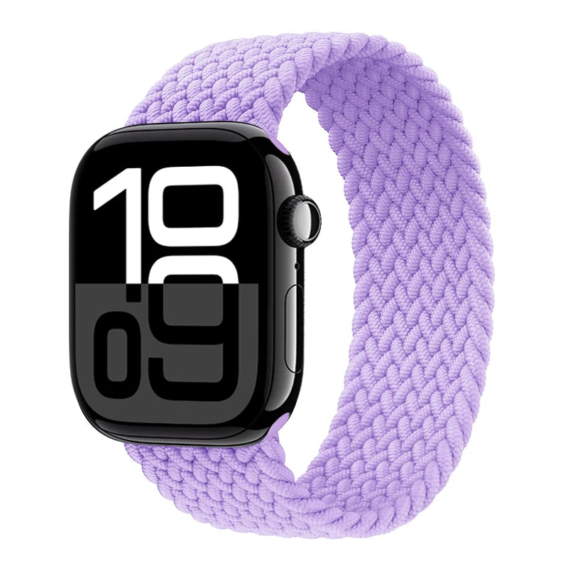 Braided loop band For Apple Watch band Ultra 3 2 49mm 44mm 41mm 40mm 42mm 46mm 45mm band Apple Watch Series 11 SE3 10 9 8 7 6 5