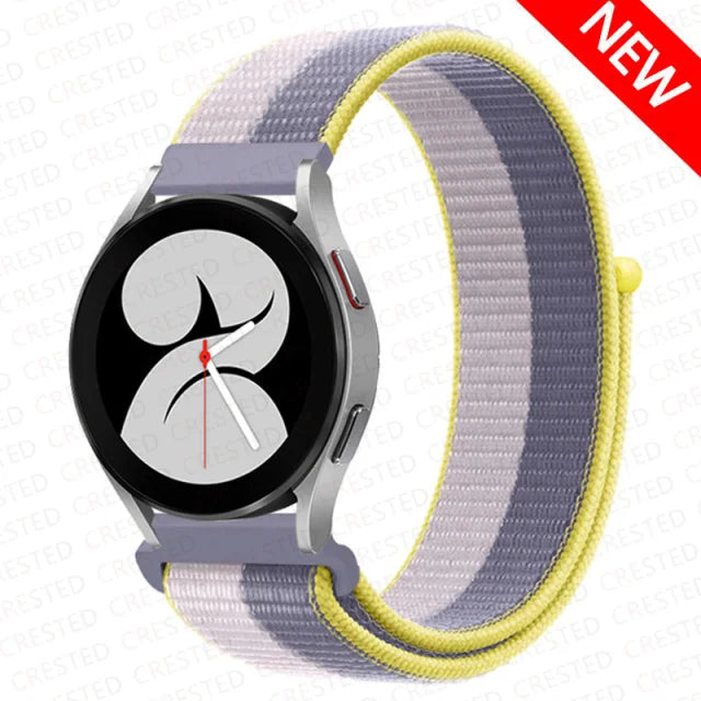 Band For Samsung Galaxy Watch 7/FE/4/5 Pro/6 classic/active 2 44mm 40mm Nylon correa Bracelet Huawei GT 2e 3 4 20mm 22mm Straps