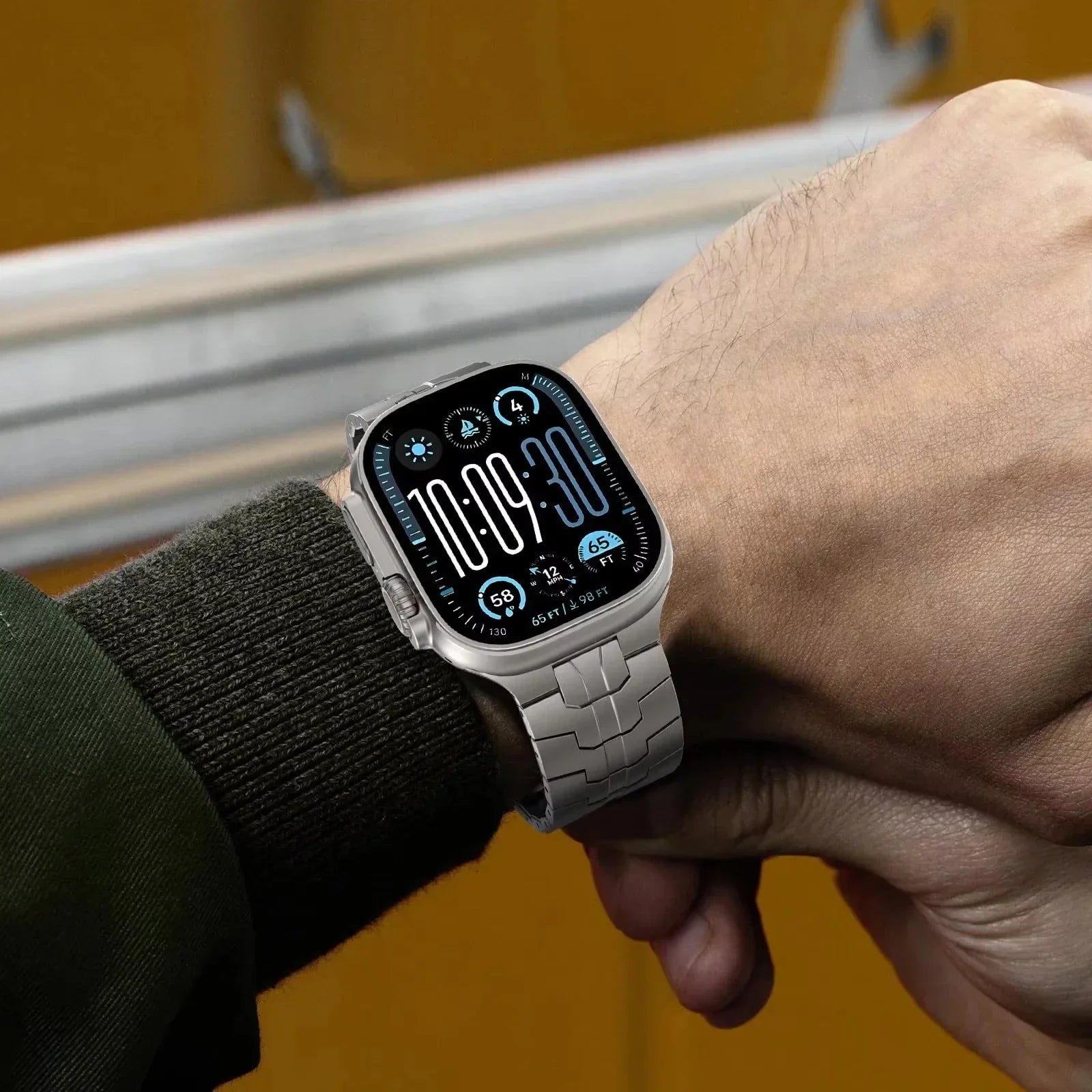 Stainless Steel band for Apple Watch Ultra 2 49mm 46mm 44mm 45mm band metal band for Apple Watch Series 10 9 8 7 6 SE Wristband